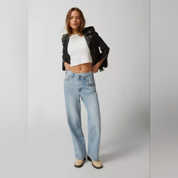 pistola Denim - Pistola Bobbie Crossover Straight-Leg Jean - Nelson sz 32